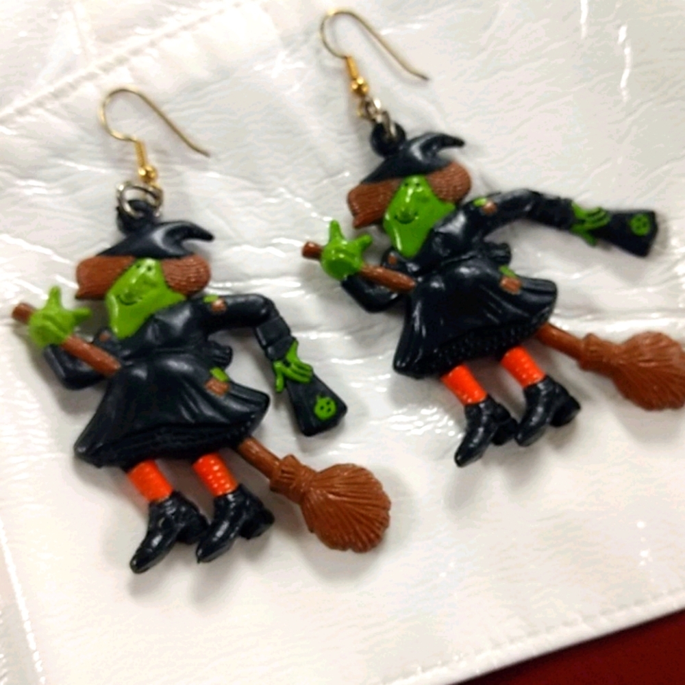 Vintage 1987 Halloween Earrings